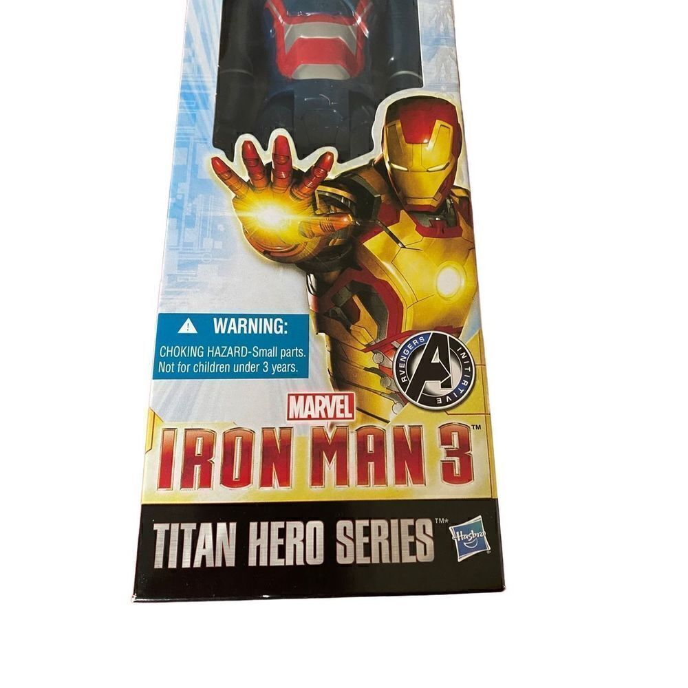 Hasbro marvels Iron Man, three titan hero series, action figure play toy - Picture 3 of 4